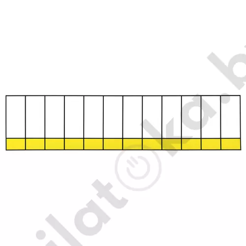 картинка Наклейка "Модули", р-р 5*21,6см, цветн., с/к из пленки ПВХ, с подрезкой, (на 12 модулей) от магазина