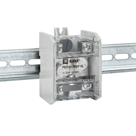 картинка Блок распределительный проходной РБП 95 (1х95-4х16 мм2) 232/100А EKF PROxima от магазина