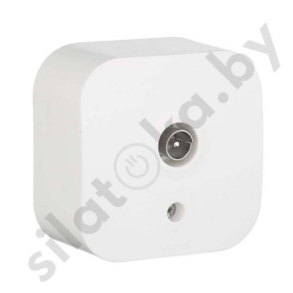 картинка Розетка TV "звезда" Legrand Quteo белый от магазина