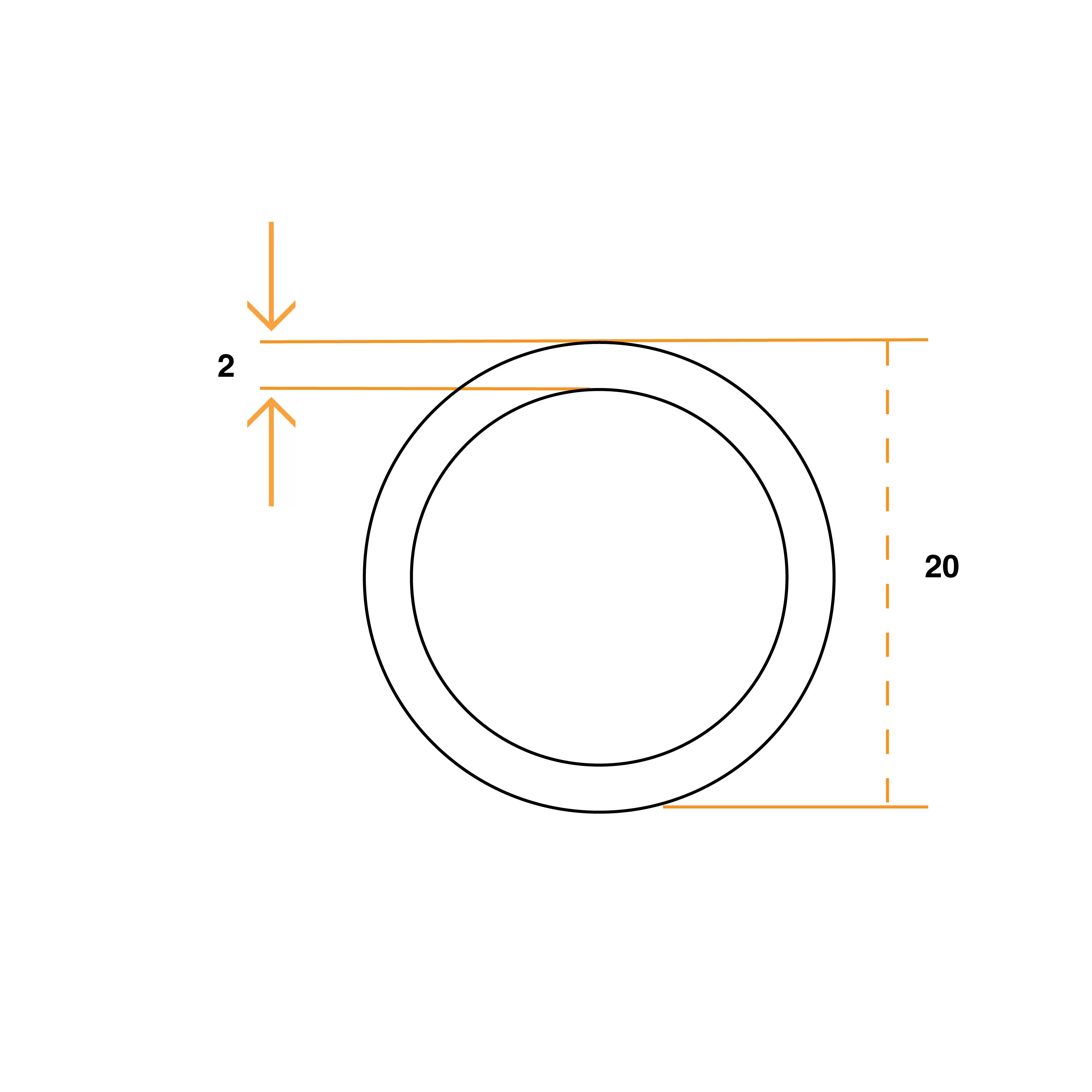 картинка Труба техническая ПНД 20 (100м) от магазина