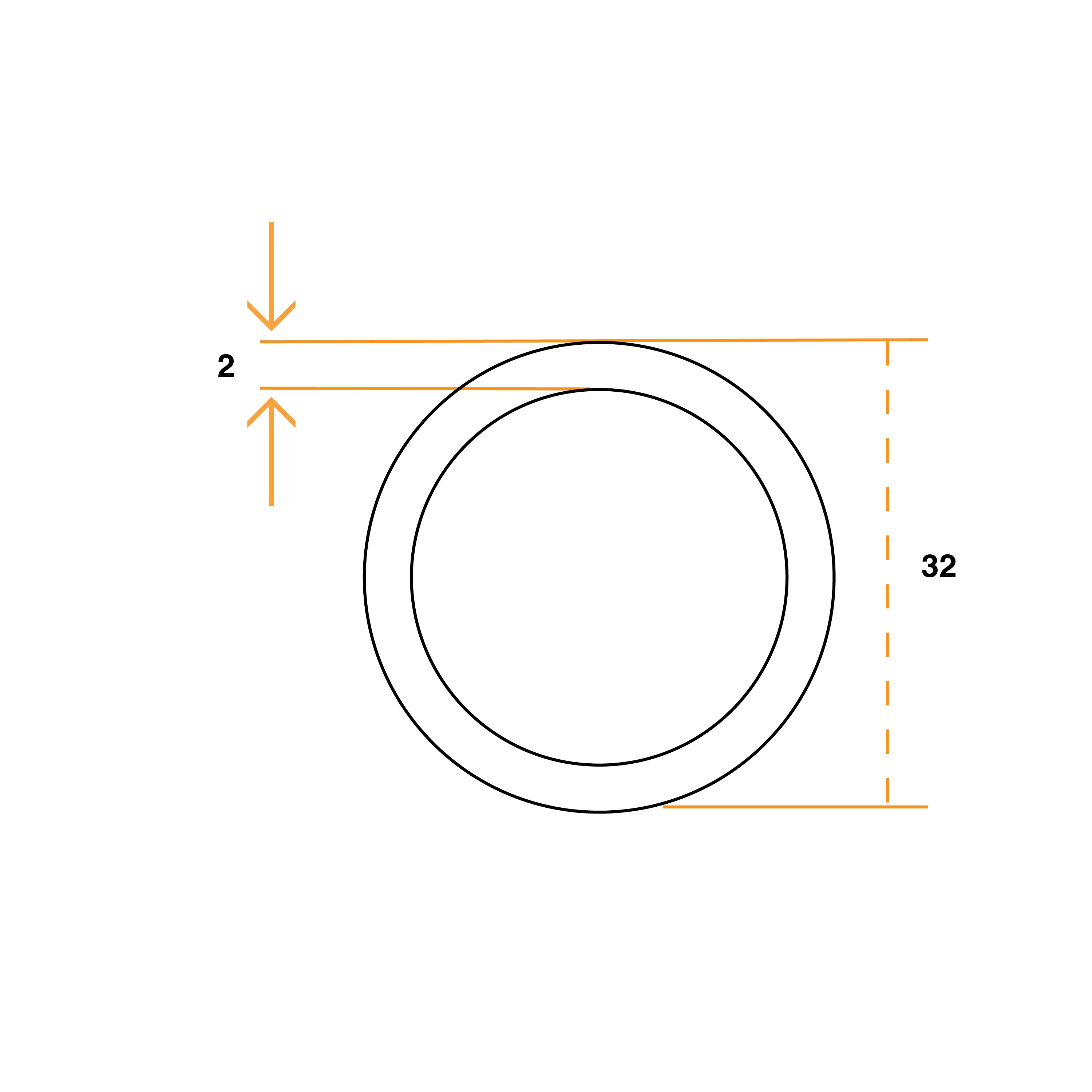 картинка Труба техническая ПНД 32 (100м) от магазина