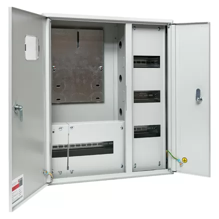 картинка Щит учетно-распределительный навесной ЩУРН 3/30 (2-дверный с окном) IP31 (580х490х165) EKF PROxima от магазина