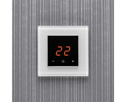 картинка Терморегулятор сенсорный ORTO 9010 White Soft квадрат от магазина