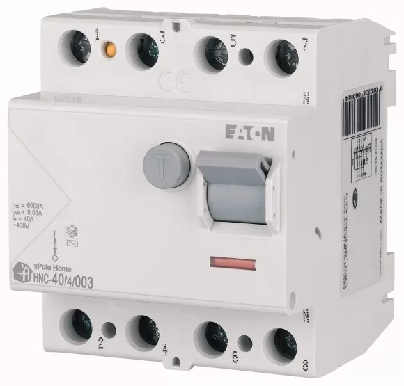 картинка УЗО HNC-40/4/003-A, 4P, 40A, 6kA, 30mA, тип A, 4M от магазина