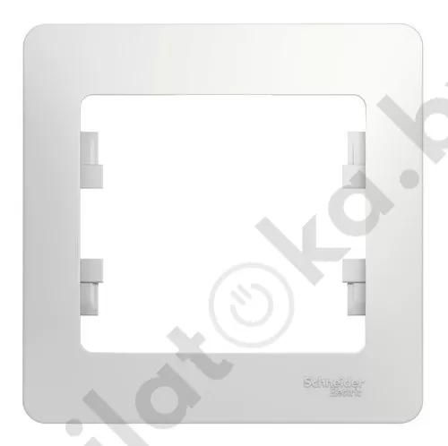 картинка Рамка 1-ая Glossa белый от магазина